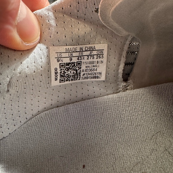 Adidas Gray Running Shoes - Picture 4 of 5